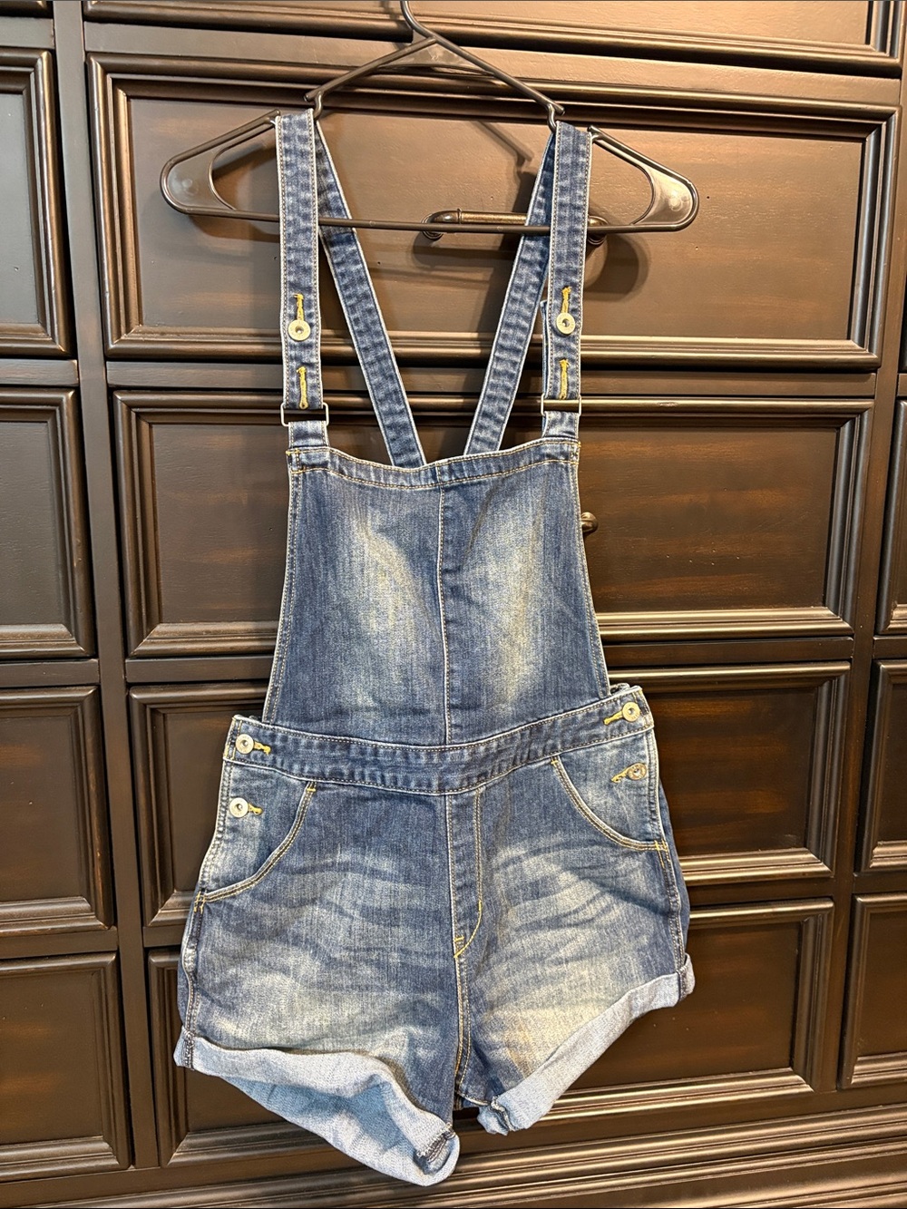 Denizen from Levi's Blue Denim Short Overalls